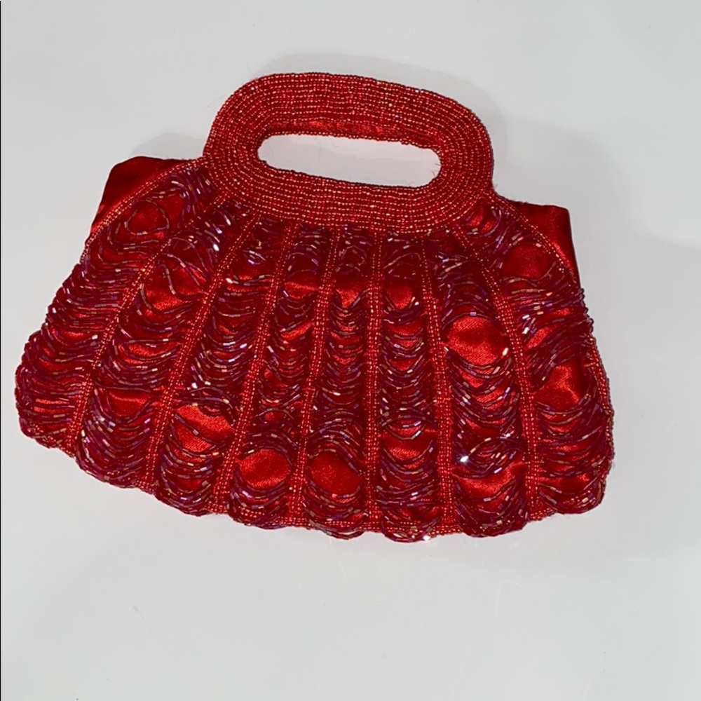 Cute red dressy party bag